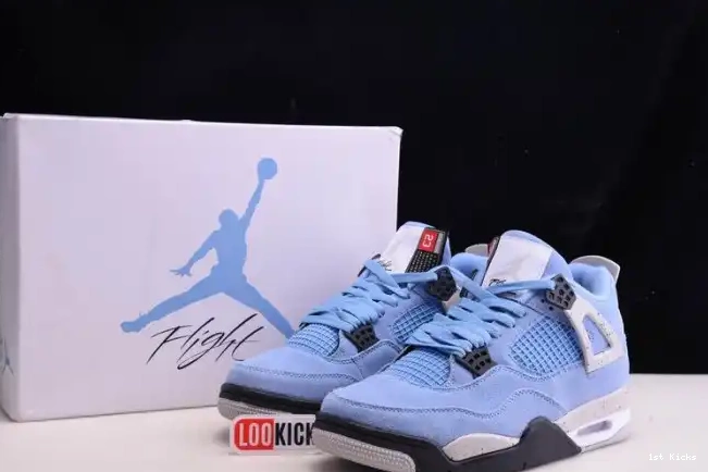 1st Kicks JORDAN 4 AIR CT8527-400 Blue University 0519